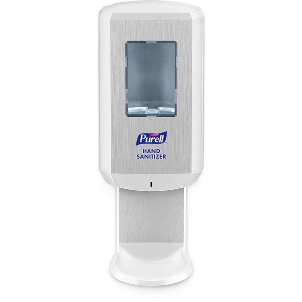 Purell Dispenser, f/CS6 Hand Sanitizer, 1200ml Cap, White/SR GOJ652001